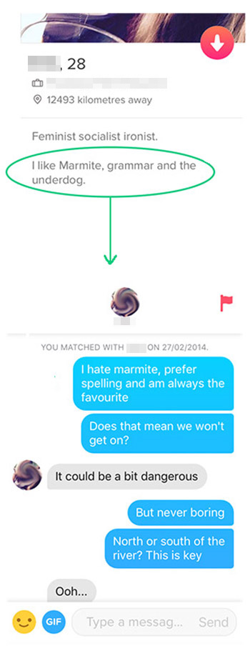 How to send the first message on a dating app